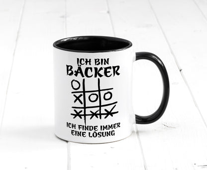 Ich bin Bäcker finde immer eine Lösung | Meister lustig Humor Geschenkidee