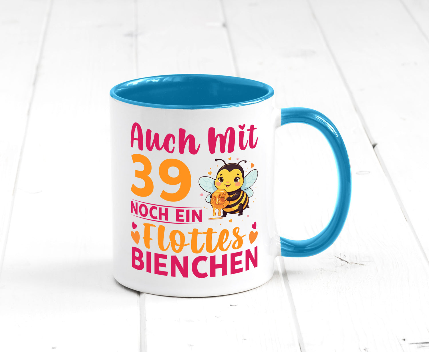 39. Geburtstag | Flottes Bienchen 39 Jahre lustiger Spruch Geschenk