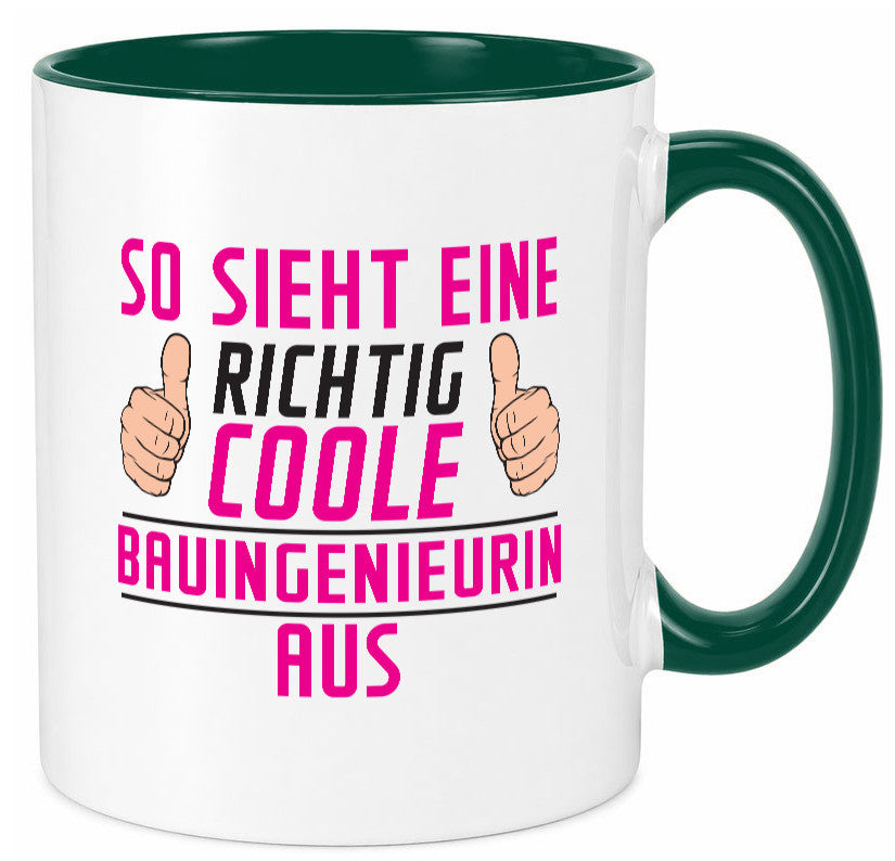 Richtig Coole Bauingenieurin | Ingenieurin lustig Humor Geschenkidee Geschenk