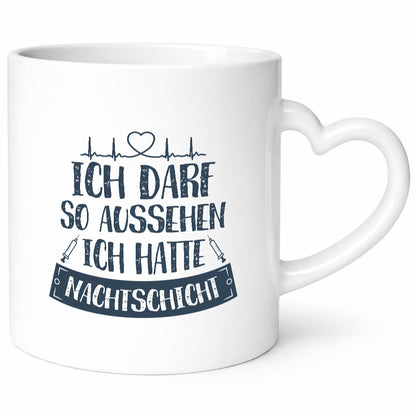 Darf so aussehen, hatte Nachtschicht | Spritzen Herzschlag lustig Humor