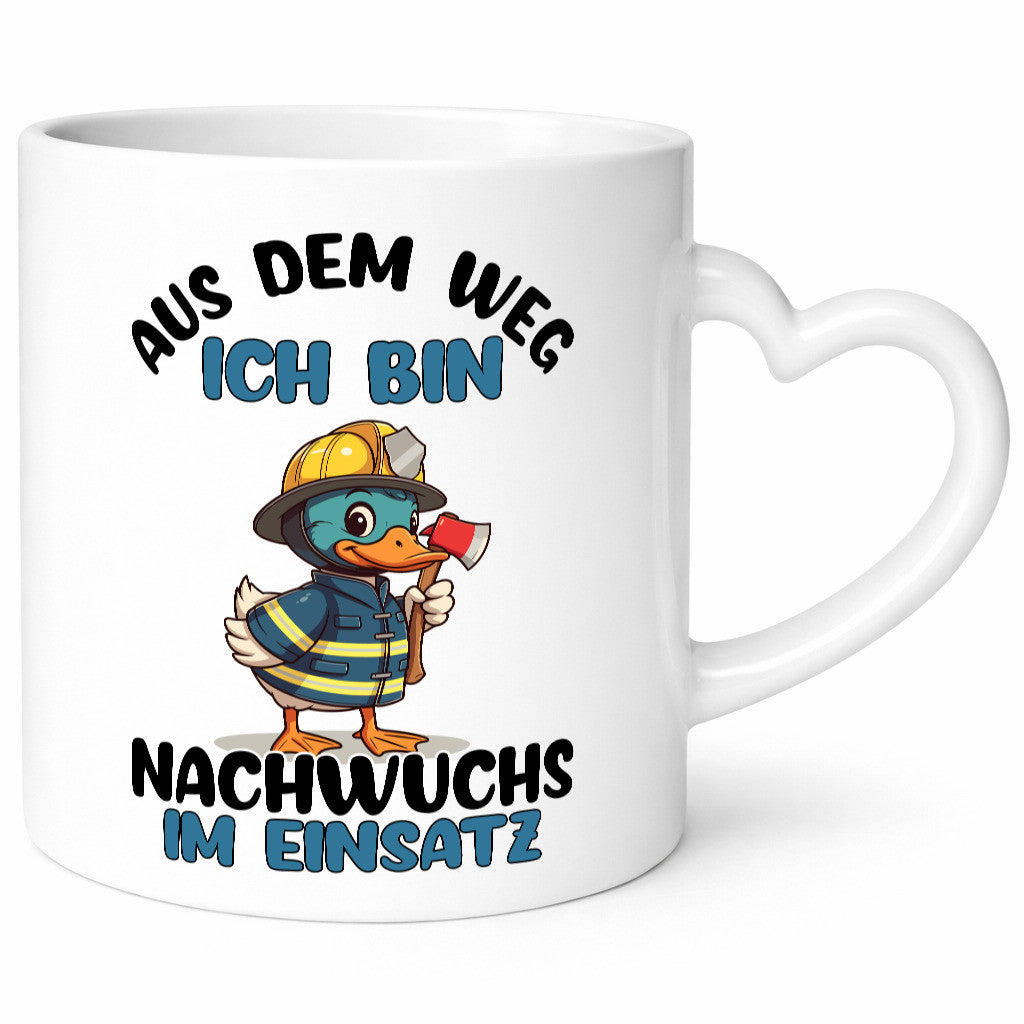 THW nachwuchs | Technische Hilfe Hilfswerk aus dem weg Geschenkidee Humor Tasse