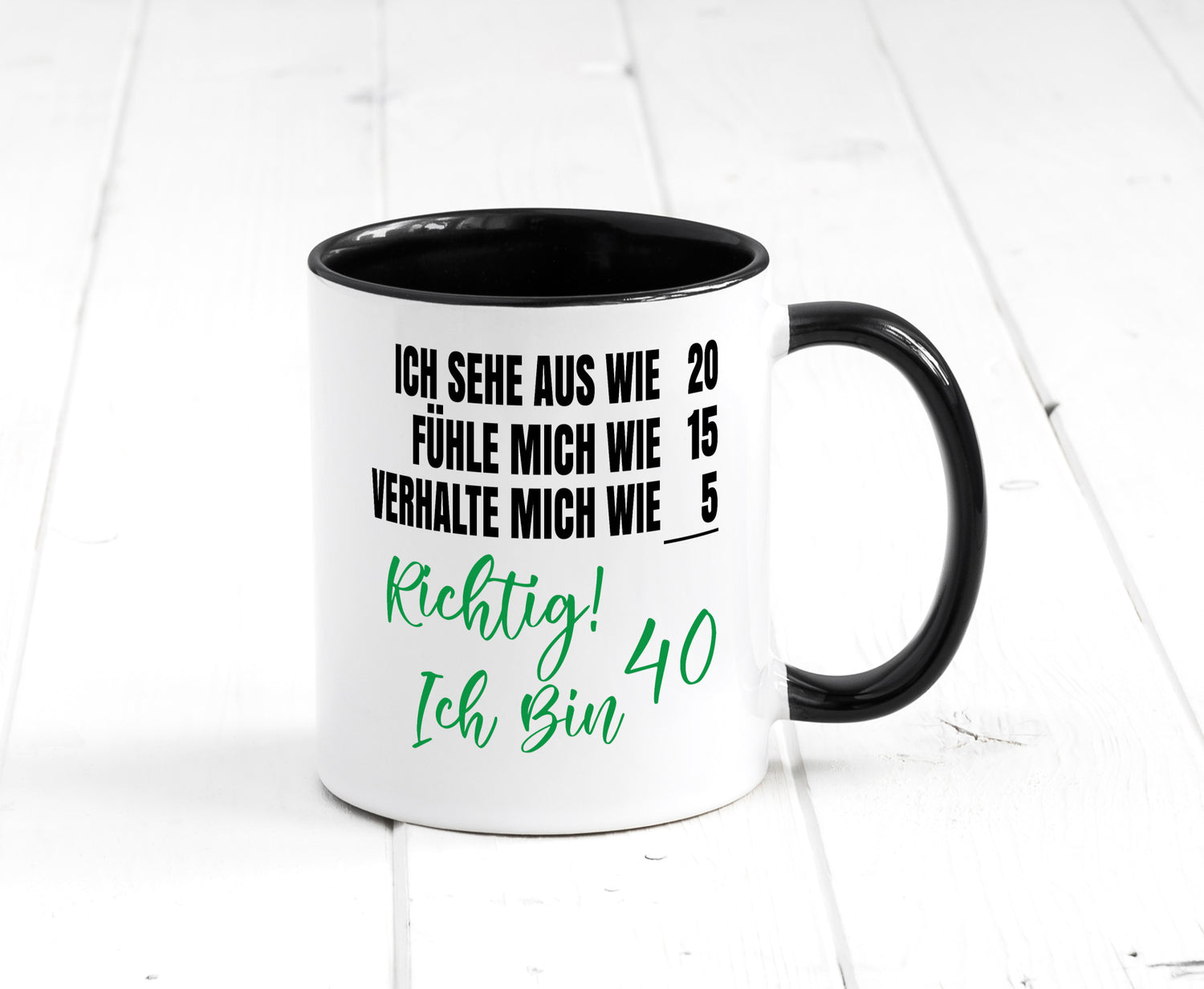 Ich bin Jung | 40 Geburtstag Verhalte mich wie ein Kind Geschenk Geschenkidee