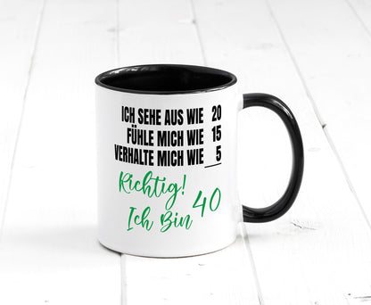 Ich bin Jung | 40 Geburtstag Verhalte mich wie ein Kind Geschenk Geschenkidee