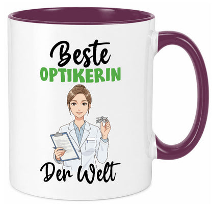 Beste Optikerin | Augenoptik v2 Geschenk Humor Geschenkidee lustiger Spruch