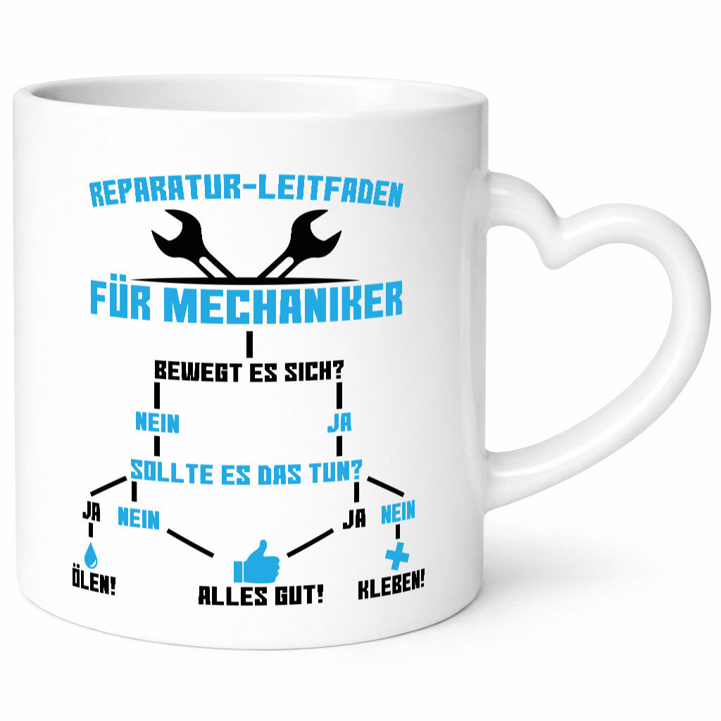 Mechaniker | Reparatur Autowerkstatt Ölen Kleben Geschenkidee Humor Tasse