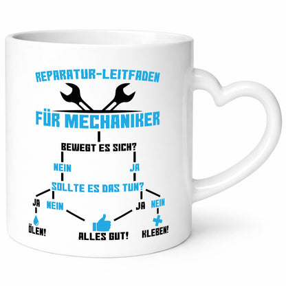 Mechaniker | Reparatur Autowerkstatt Ölen Kleben Geschenkidee Humor Tasse