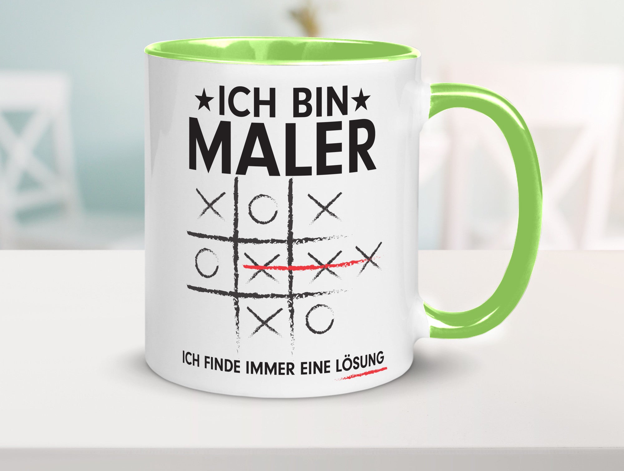 Löse Probleme: Maler | Malerei Geschenkidee Humor Tasse