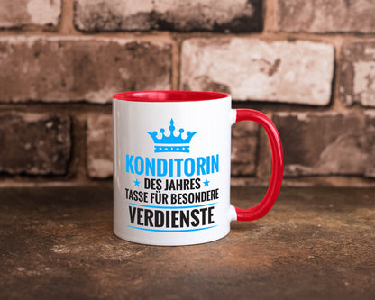 Besonderer Verdienst: Konditorin | Konditorei lustig Humor Geschenkidee