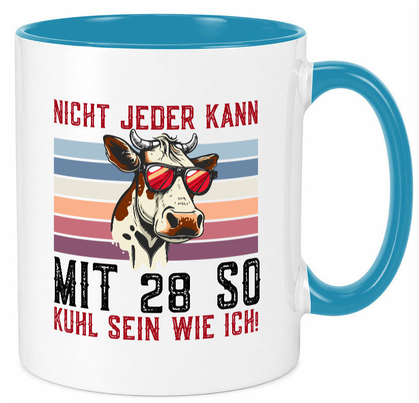 Mit 28 so gut aussehen | 28. Geburtstag Landwirt Bauer Geschenk Geschenkidee Tasse