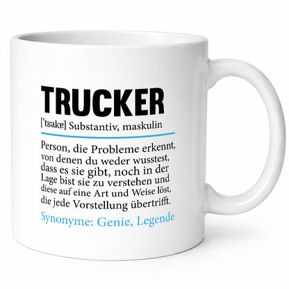 Trucker | Spruch LKW Fahrer Beruf Humor Geschenk Arbeit Kollegen Büro lustiger