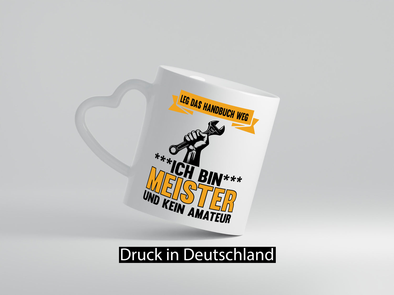 Leg das handbuch weg ich bin meister kein Amateur Geschenk Humor Geschenkidee