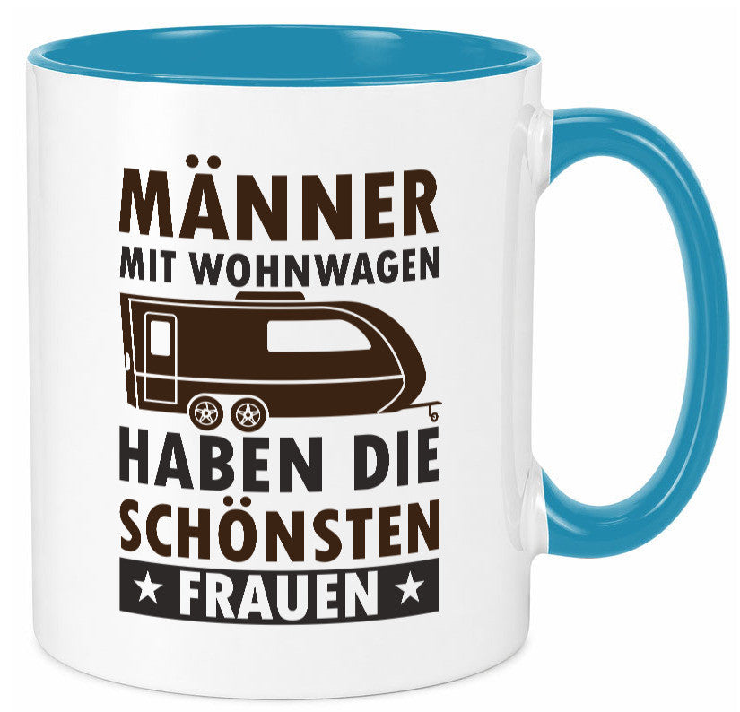 Männer mit Wohnwagen | Schönste Frauen Camping v2 lustig Humor Geschenkidee Tasse
