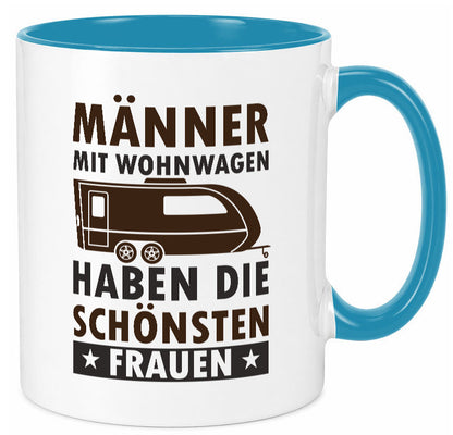 Männer mit Wohnwagen | Schönste Frauen Camping v2 lustig Humor Geschenkidee Tasse