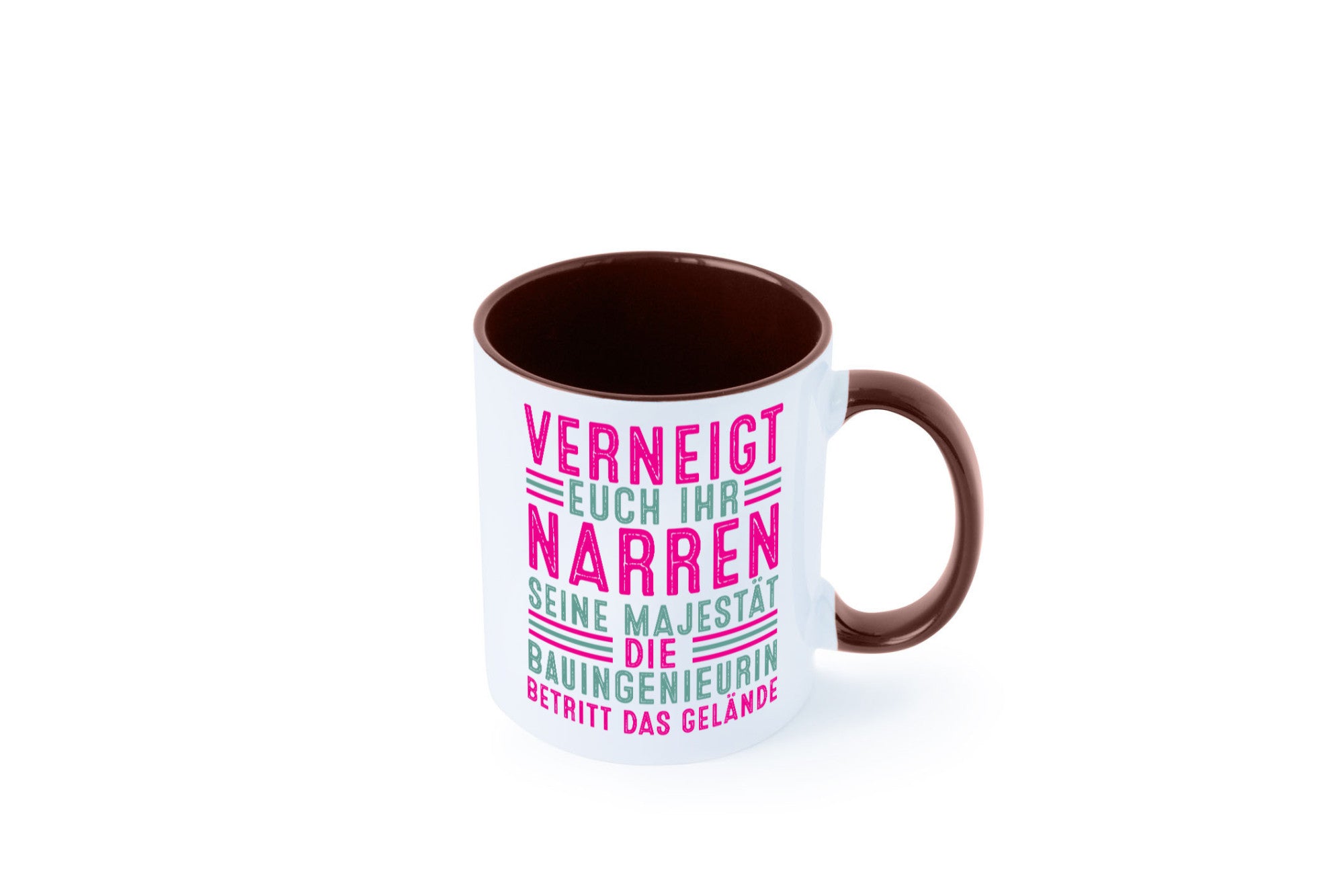 Verneigt euch: Bauingenieurin | Ingenieurin Geschenkidee Humor Tasse