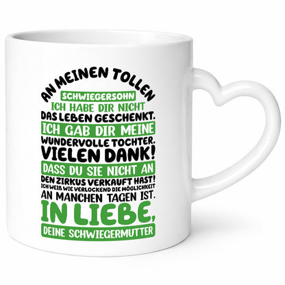 An meinen tollen Schwiegersohn vl8 Geschenk Familie Geschenkidee lustiger