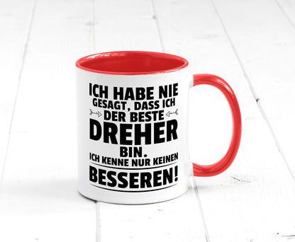 Der Beste Dreher | Fräser lustiger Spruch Geschenk Humor Geschenkidee Tasse
