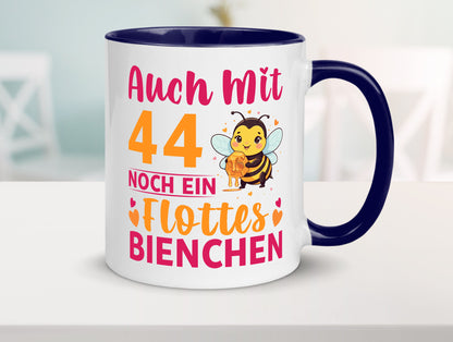 44. Geburtstag | Flottes Bienchen 44 Jahre Geschenkidee Humor Tasse