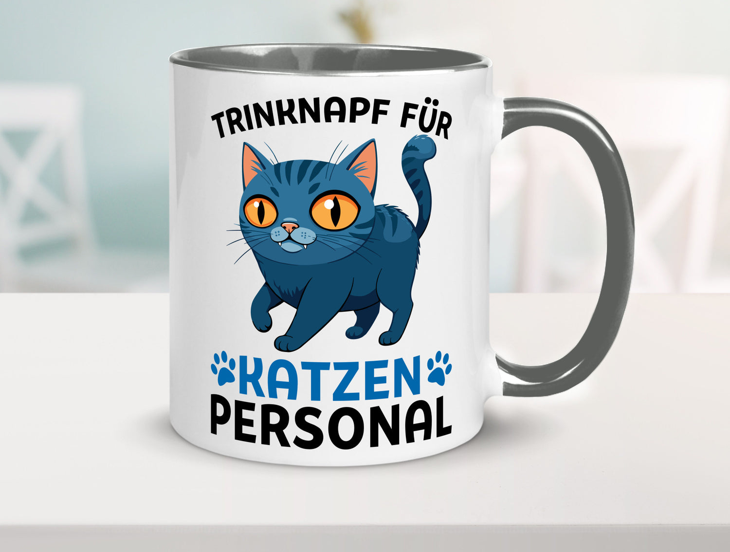 Katzen Personal | Katzenbesitzer Tasse Katze Humor vl2 Tierliebhaber