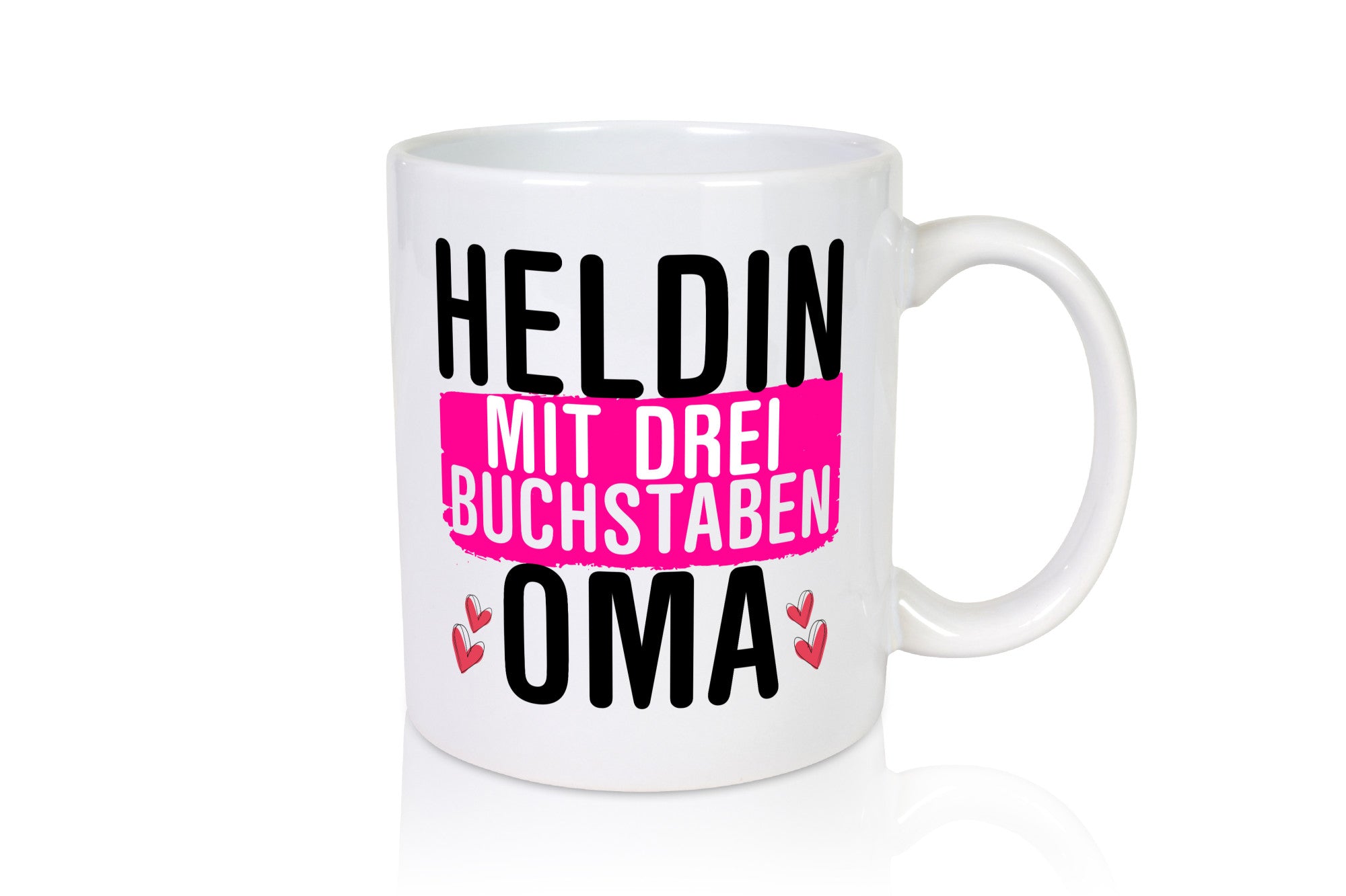 Heldin mit drei Buchstaben | Oma Großmutter Kompliment lustiger Spruch Geschenk