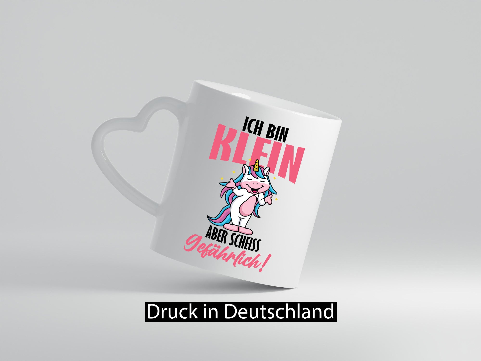 Ich bin klein und gefährlich lustig Humor Geschenkidee Geschenk Tasse