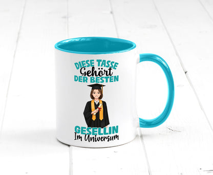 Im Universum: Gesellin | Handwerkerinnen lustiger Spruch Geschenk Humor