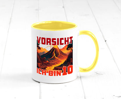 10. Geburtstag | 10 Jahre Vulkanausbruch Vulkan Humor Geschenkidee Tasse
