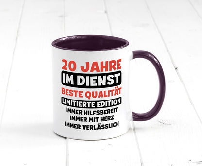 20 Jahre im Dienst | Jubiläum Arbeit v3 Geschenk Kollegen Büro lustiger Spruch
