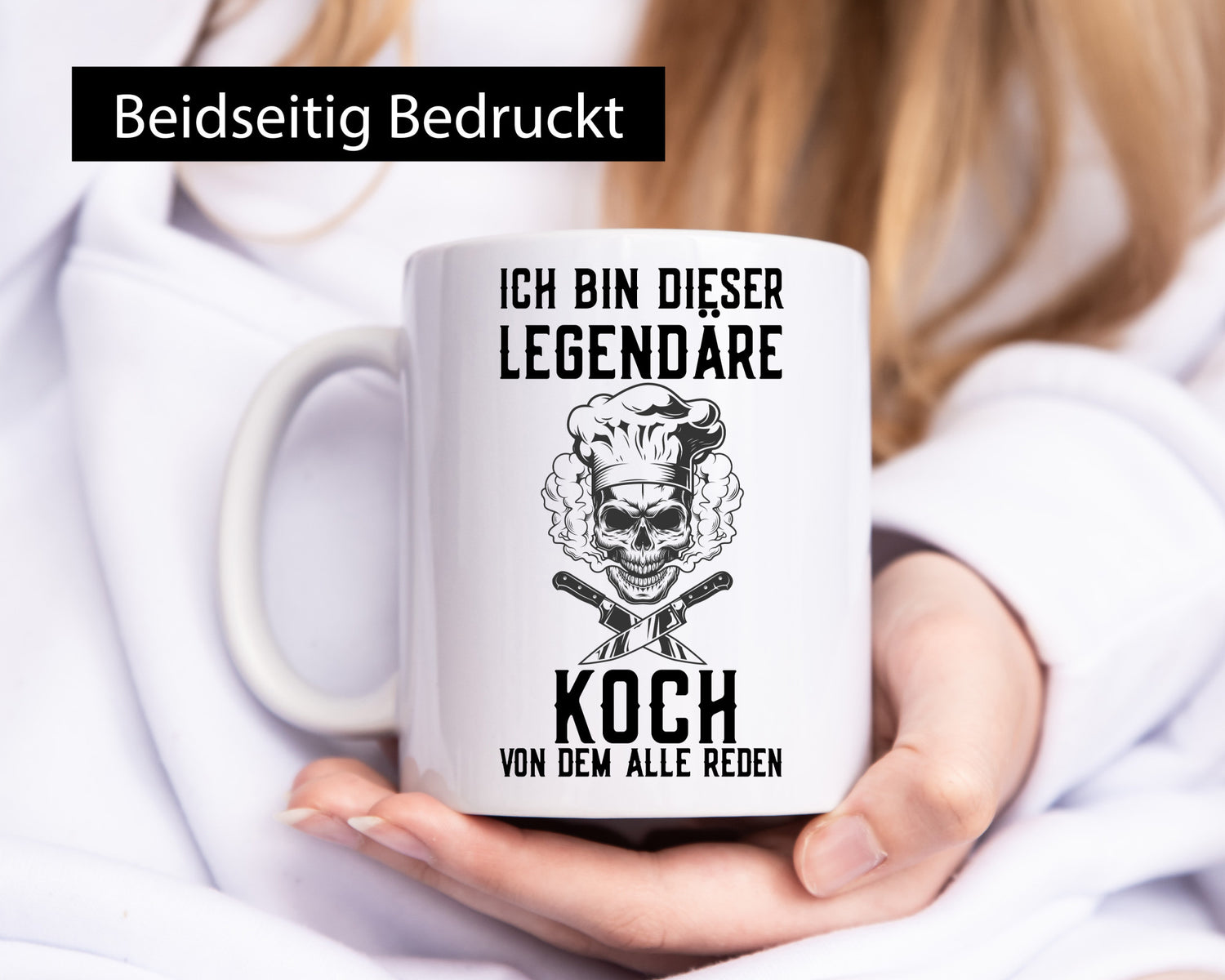 Legendärer Koch | Haubenkoch Totenkopf Küchenchef lustiger Spruch Geschenk