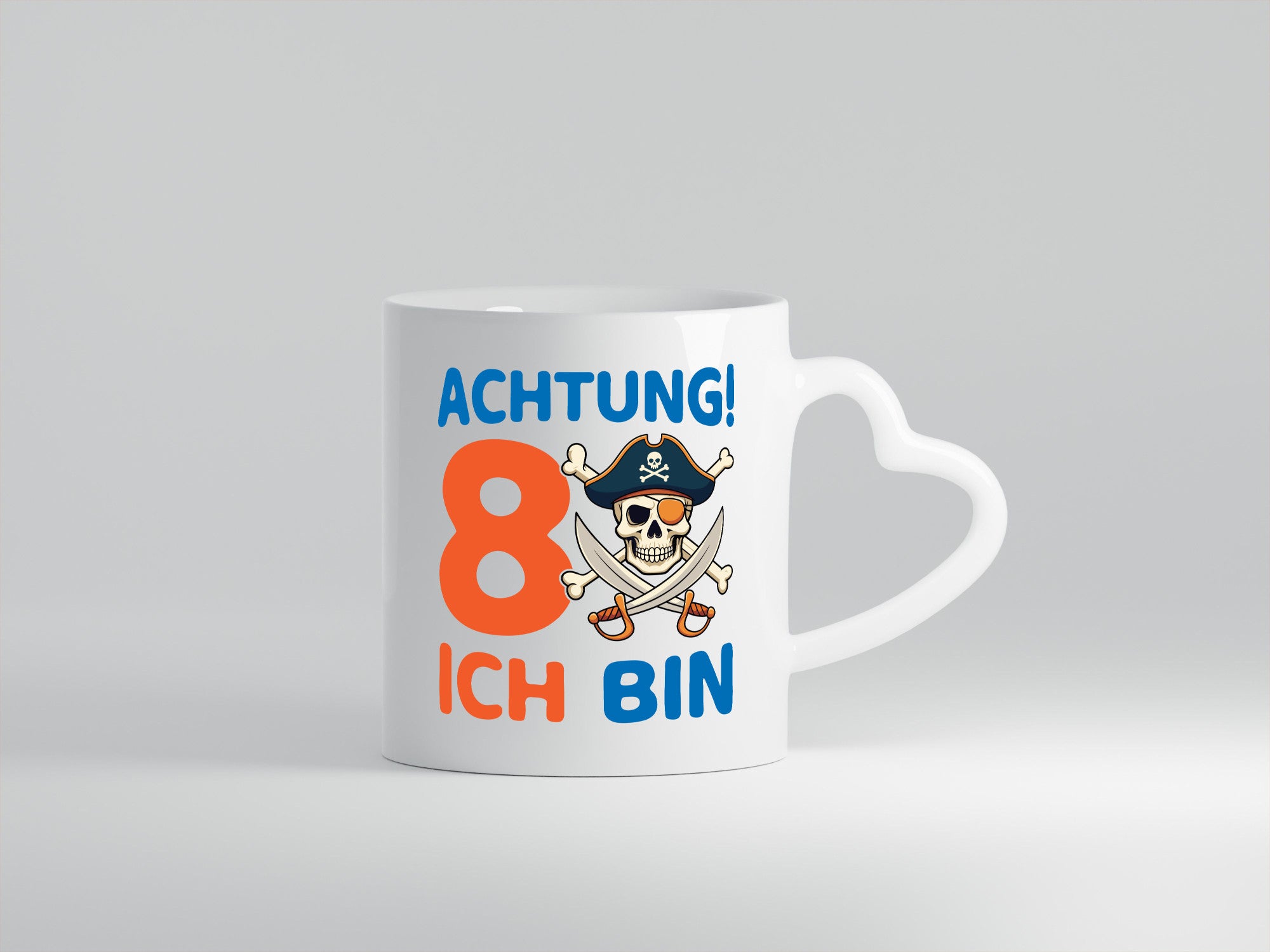 8. Geburtstag | 8 Jahre Pirat Geschenk Geschenkidee lustiger Spruch Tasse
