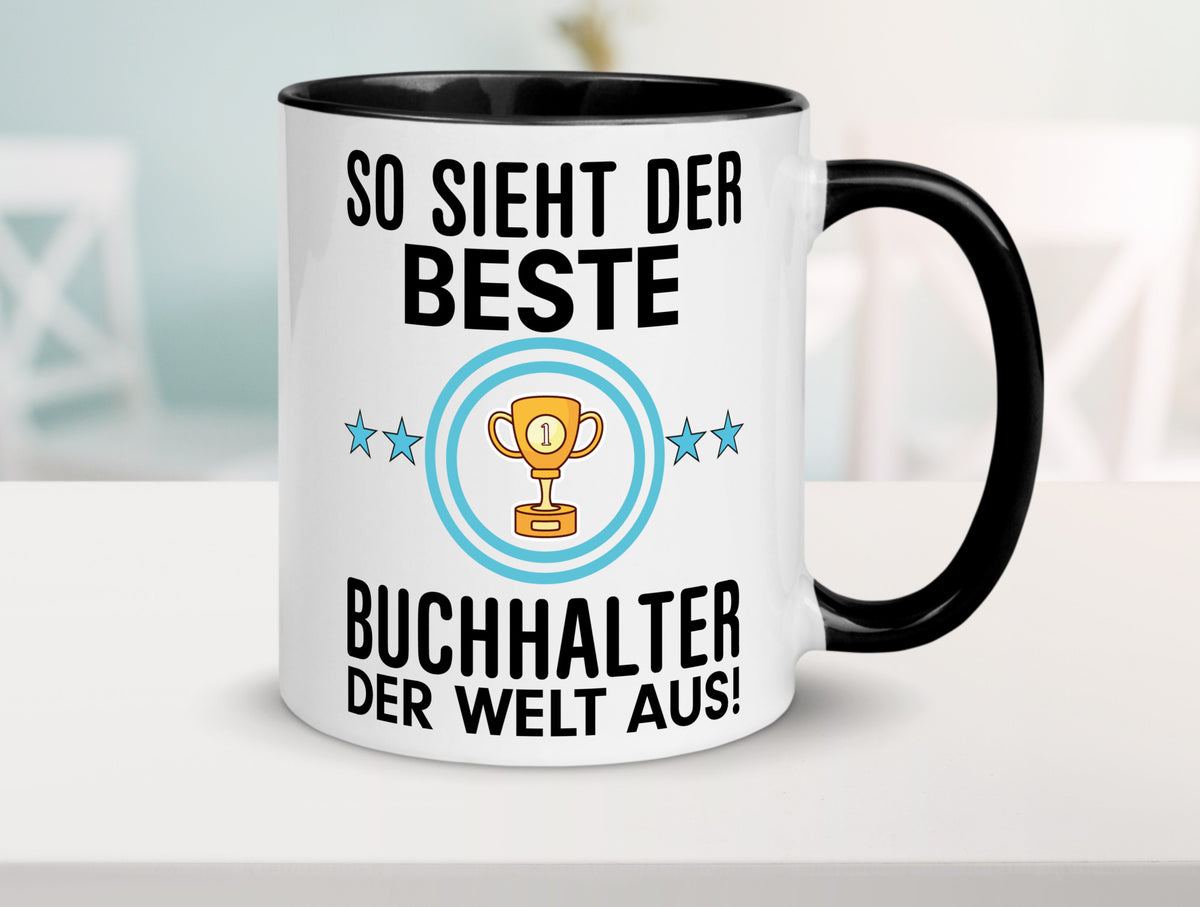 Bester Buchhalter | Büro Kollegen Beruf Geschenk Arbeit lustiger Spruch Tasse