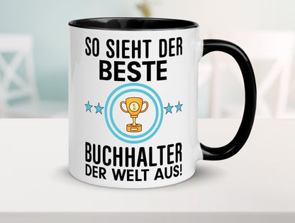 Bester Buchhalter | Büro Kollegen Beruf Geschenk Arbeit lustiger Spruch Tasse