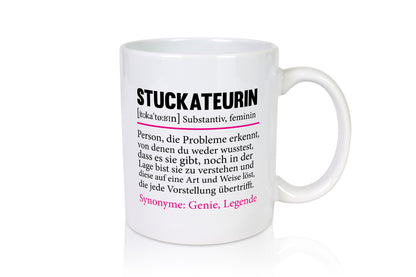 Plasterer (female) | Interior Finishing Profession Humor Saying Work Colleagues Office Gift Idea