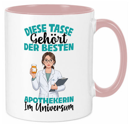 Im Universum: Apothekerin | Apotheke Pharmazie lustiger Spruch Geschenk Humor