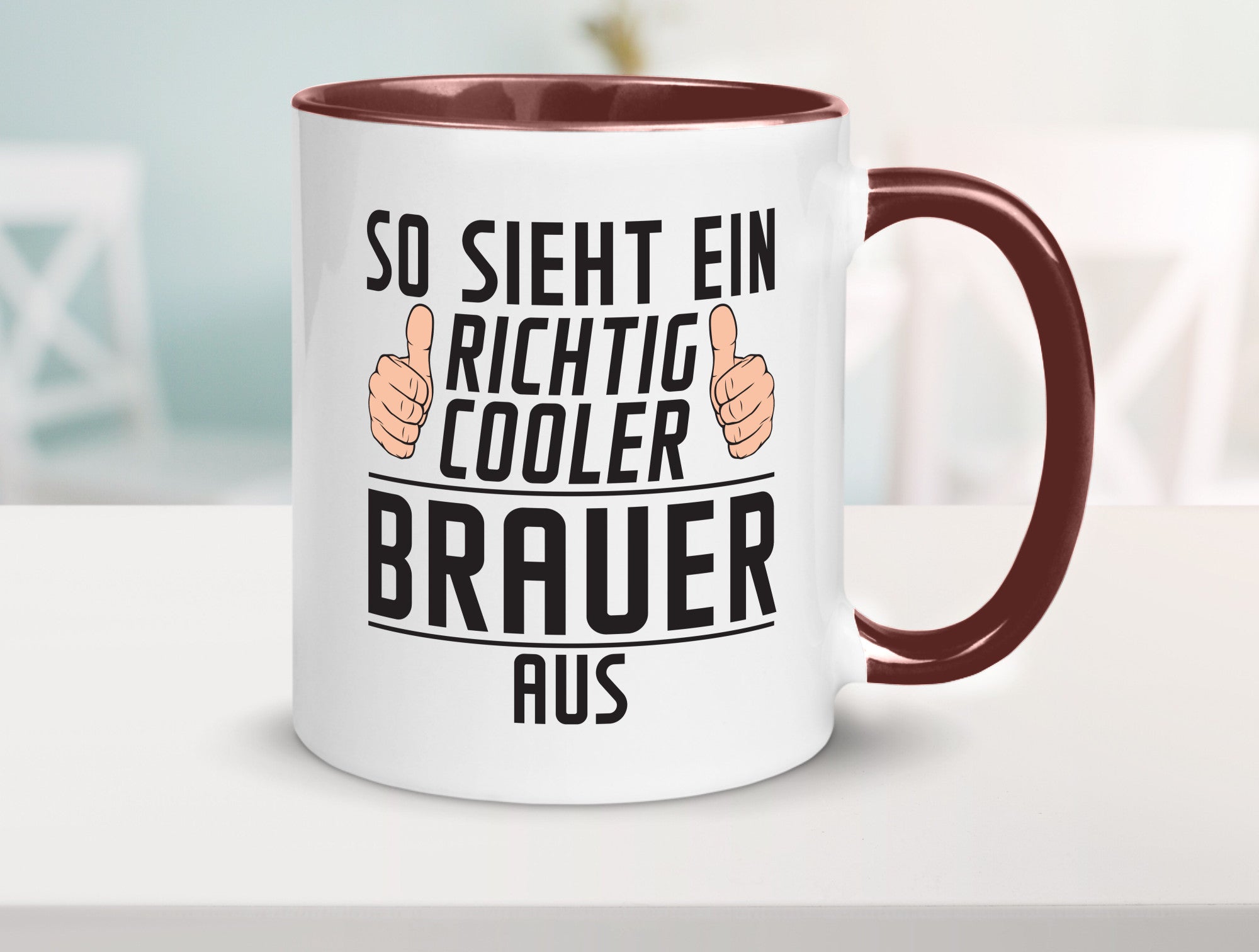 Richtig Cooler Brauer | Bier Brauerei Humor Geschenkidee Tasse