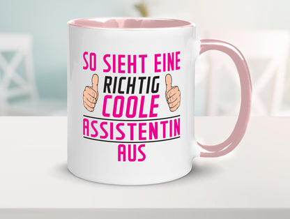 Richtig Coole Assistentin | Assistenz Hilfskraft lustig Humor Geschenkidee