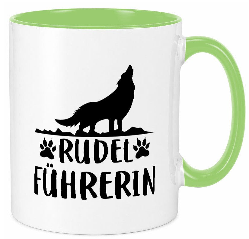 Rudelführerin | Frauen Tasse Hundebesitzerin Hund lustiger Spruch Geschenk