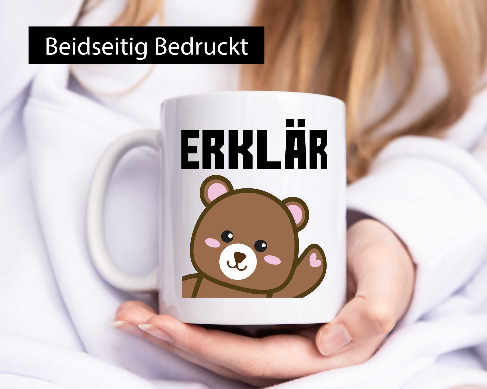 Erklär Bär | süße Tasse lustiger Spruch Lehrer Geschenk Humor Geschenkidee