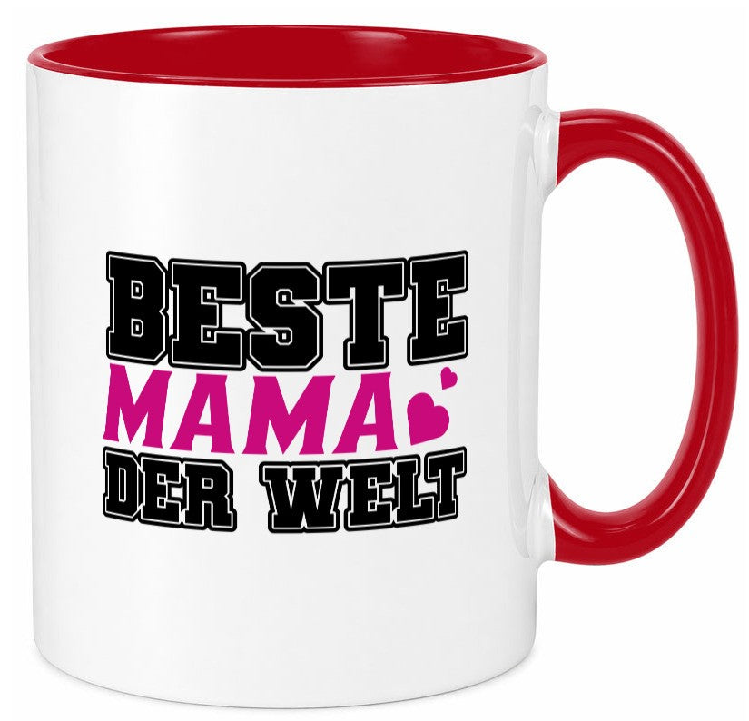 Beste Mama Geschenk Familie Geschenkidee lustiger Spruch Tasse