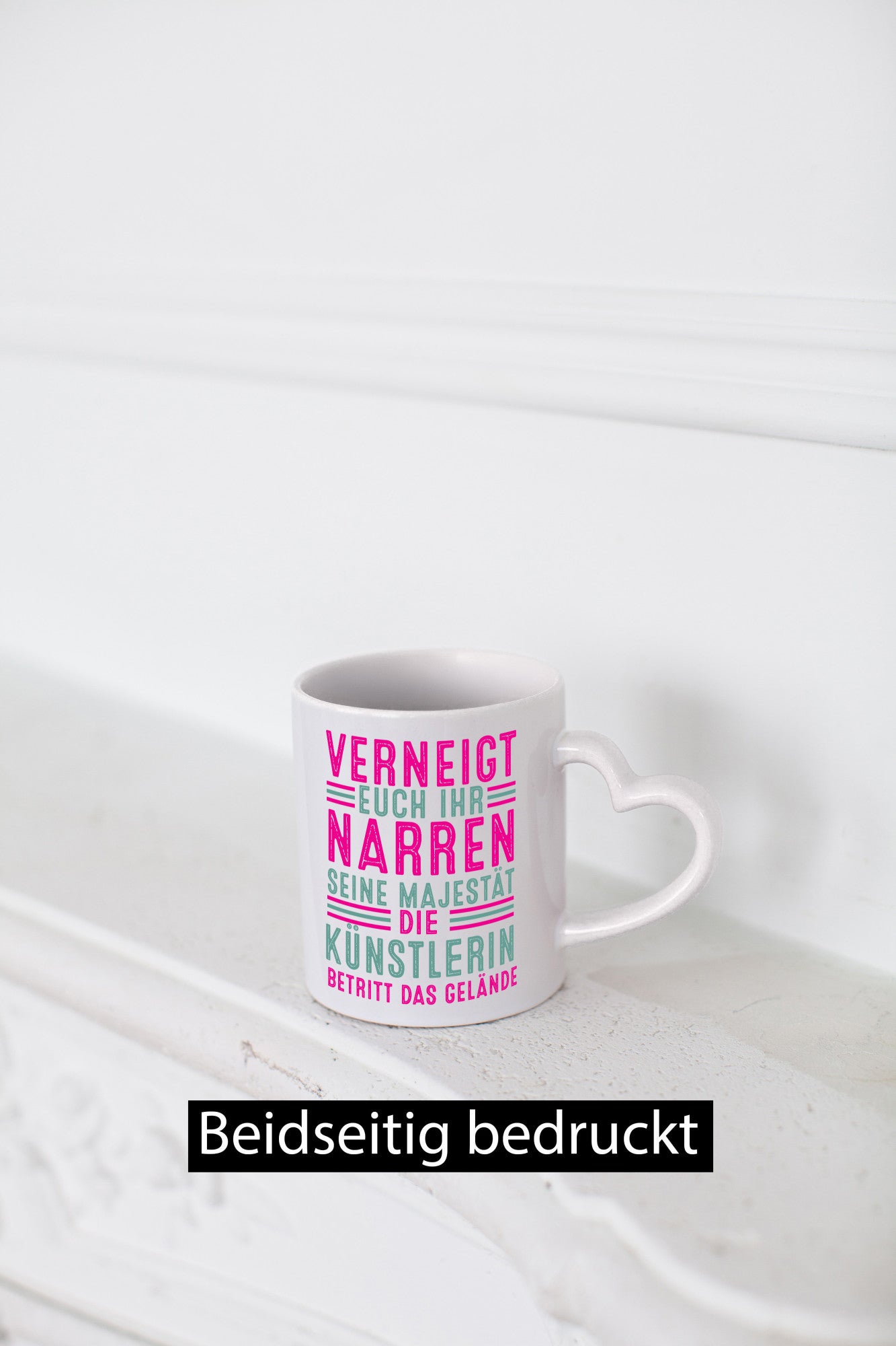 Verneigt euch: Künstlerin | Kunst lustiger Spruch Geschenk Humor Geschenkidee