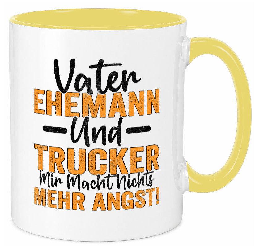 Vater Ehemann Trucker | Driver LKW Fahrer v2 Geschenk Familie Geschenkidee Tasse