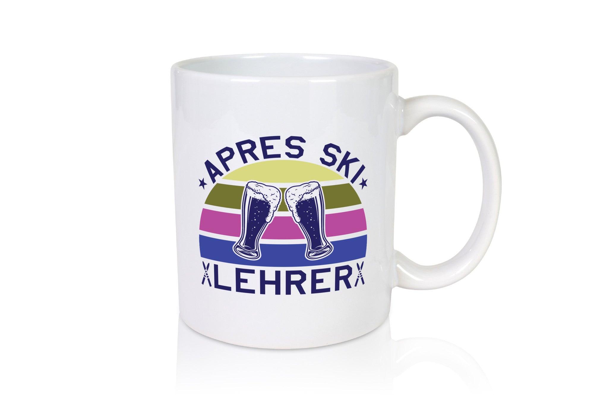 Apres Ski Lehrer | Biergläser Skier lustiger Spruch Geschenk Humor Geschenkidee