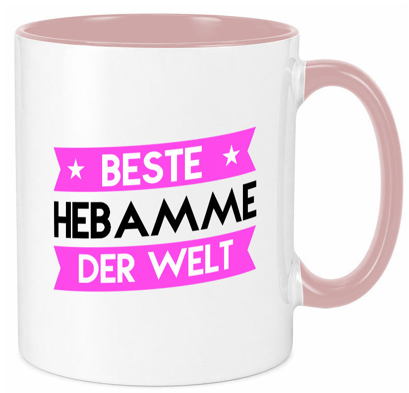 Beste Hebamme | Geburtshilfe lustiger Spruch Geschenk Humor Geschenkidee Tasse