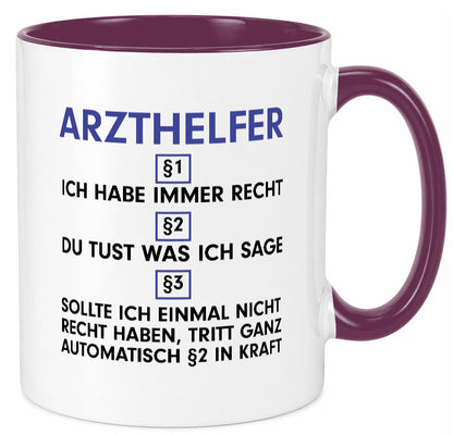 Ich habe immer Recht Arzthelfer | Fachangestellter Medizin Geschenkidee Humor