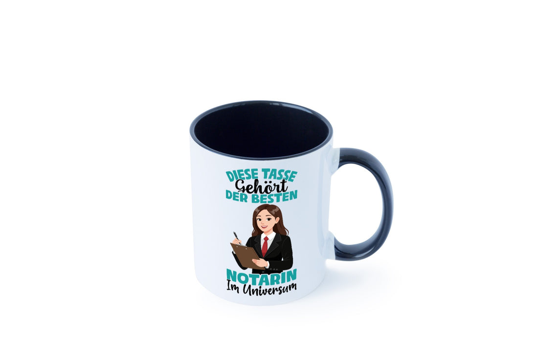 Im Universum: Notarin | Juristin Humor Geschenkidee Tasse