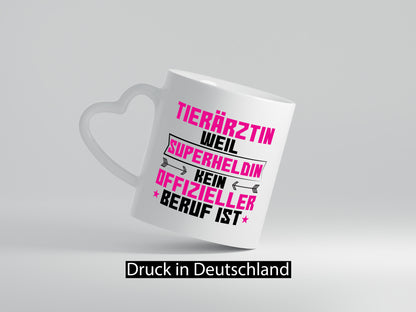 Superheldin Tierärztin | Mediziner Tiermedizin lustig Tierliebhaber Humor