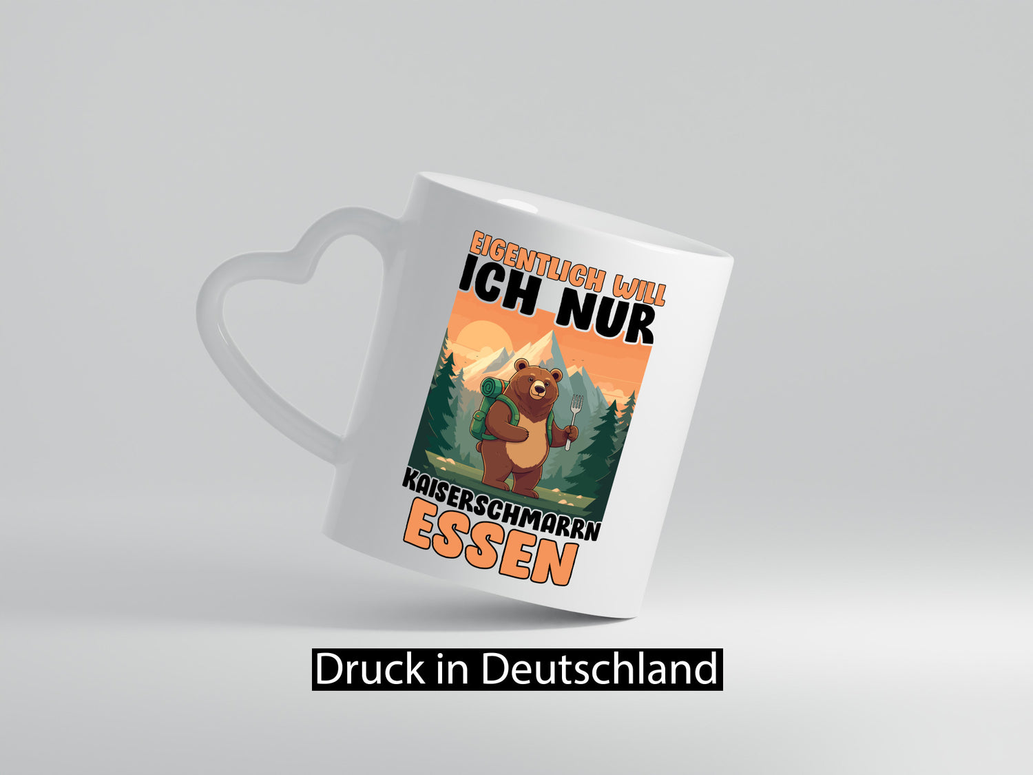 Eigentlich will ich nur Kaiserschmarn essen Humor Geschenkidee Tasse