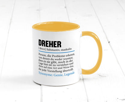 Dreher Humor | Fräser Zerspannungsmechaniker Geschenkidee Tasse