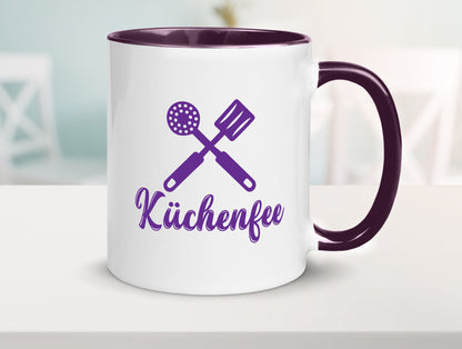 Küchenfee | Mama kocht am besten Muttertag Geschenkidee Familie Humor Tasse