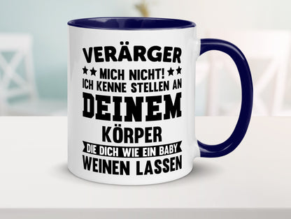 Ärger mich nicht ich kenne stellen da tut es weh. | Rache Geschenk Humor
