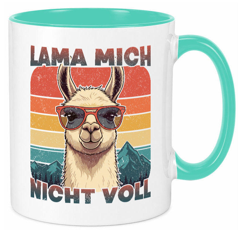 Lama mich nicht voll | Alpaka Kamel Retro lustig Humor Geschenkidee Geschenk